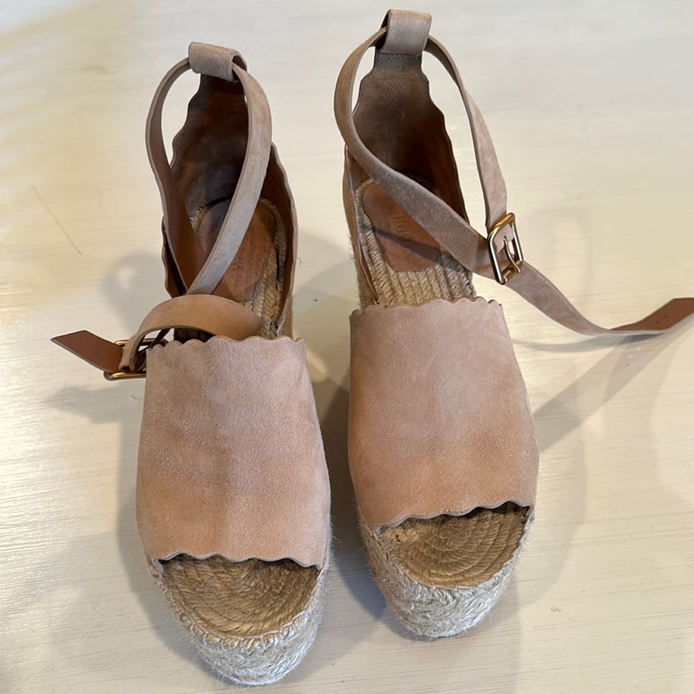 Chloe Lauren espadrilles size 39. Worn twice.